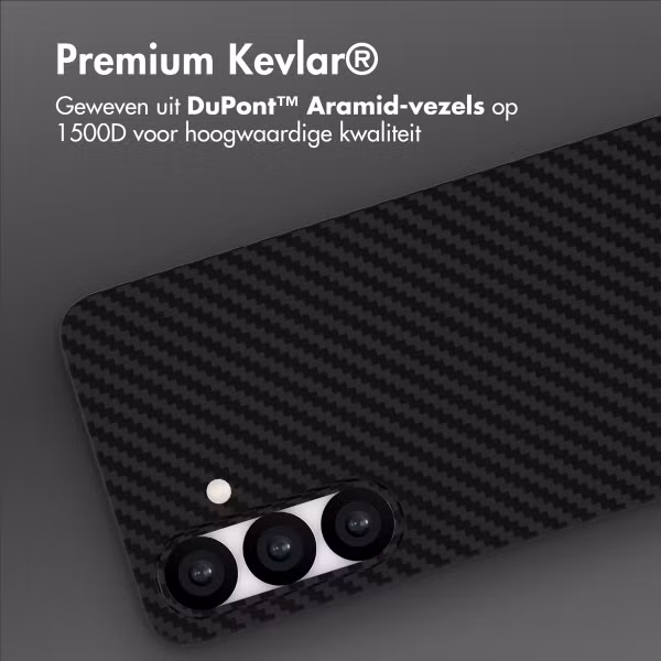 Accezz MagSafe Kevlar Backcover Samsung Galaxy S25 - Zwart