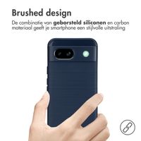 imoshion Brushed Backcover Google Pixel 8a - Donkerblauw