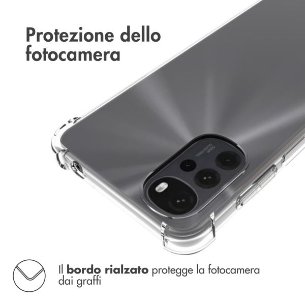 imoshion Shockproof Case Motorola Moto G22 - Transparant