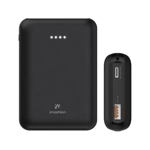 imoshion Compact Powerbank 10.000 mAh - Kleine powerbank - Quick Charge en Power Delivery - Zwart