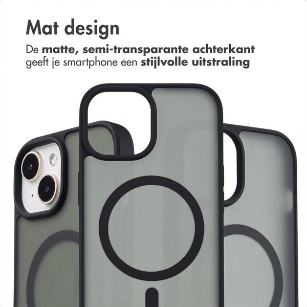 imoshion Color Guard Backcover met MagSafe Apple iPhone 15 - Zwart