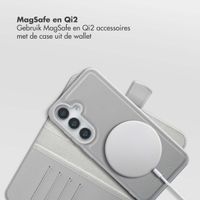 Selencia Olyn Uitneembare Bookcase met MagSafe Samsung Galaxy S24 / S25 - Grijs