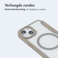 imoshion Transparante Bookcase met MagSafe Apple iPhone 14 / 13 - Beige