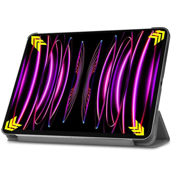 imoshion Trifold Bookcase Apple iPad Pro 12.9 (2018/2020/2021/2022) - Grijs