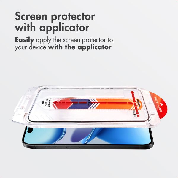 Accezz Tempered Glass Screen Protector + Applicator Apple iPhone Air