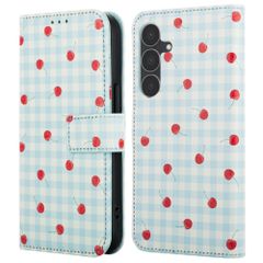 imoshion Design Bookcase Samsung Galaxy S25 FE - Cherry Check