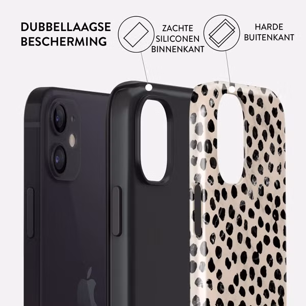 Burga Tough Backcover Apple iPhone 12 (Pro) - Almond Latte