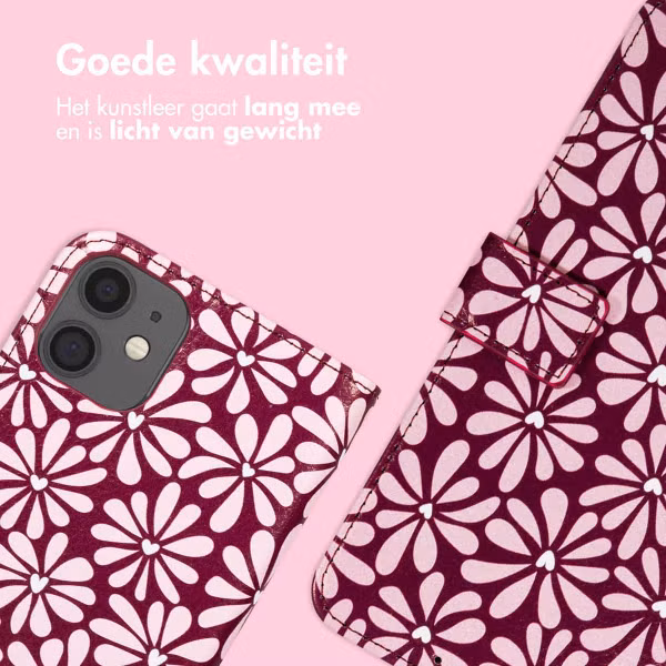 imoshion Design Bookcase Apple iPhone 12 (Pro) - Bloom Love Blush