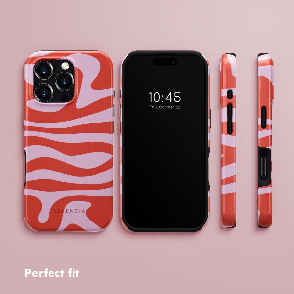 Selencia Vivid Back Cover with MagSafe Apple iPhone 16 Pro - Dream Swirl Pink