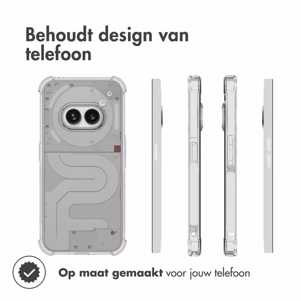 imoshion Shockproof Case Nothing Phone (2a) / (2a) Plus - Transparant