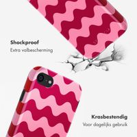 Selencia Vivid Tough Backcover iPhone SE (2022 / 2020) / 8 / 7 - Wave Vibes Lipstick