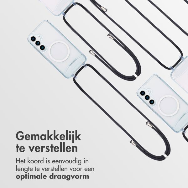 imoshion MagSafe Backcover met afneembaar koord Samsung Galaxy S24 / S25 - Transparant