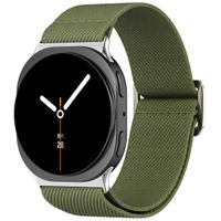 imoshion Elastic Nylon Band Samsung Galaxy Watch 9 (40/44mm) / Watch 8 (40/44mm) / Classic (46mm) - Green
