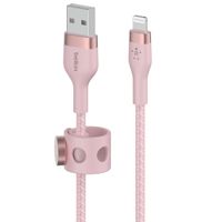 Belkin Boost↑Charge™ USB-A naar Lightning kabel braided siliconen - 1 meter - Roze