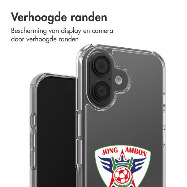 Clear Backcover Apple iPhone 16 - S.V. Jong Ambon