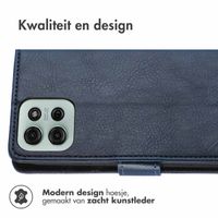 imoshion Luxe Bookcase Motorola Moto G75 5G - Donkerblauw