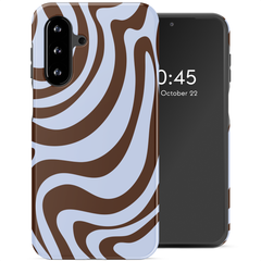 Selencia Vivid Backcover Samsung Galaxy A17 (5G) / (4G) - Dream Swirl Chocolate