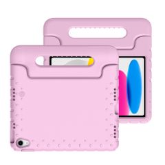 imoshion Kids-Proof Back Cover with Handle Apple iPad 11 (2025) 11 inch A16 / iPad 10 (2022) 10.9 inch - Light Pink