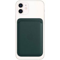Apple Leather Wallet MagSafe (Apple Wallet 2nd Generation) - with Built-in AirTag Feature - Forest Green