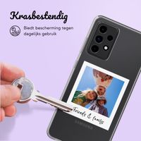 Gepersonaliseerd hoesje met polaroid Samsung Galaxy A52(s) (5G/4G) - Transparant