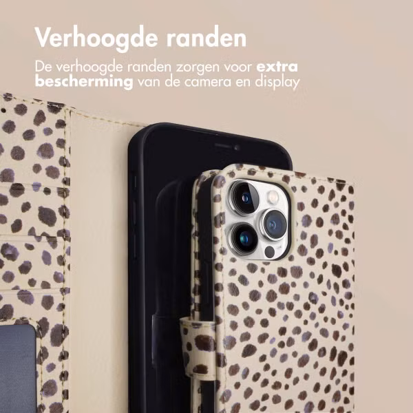 imoshion Design Bookcase Apple iPhone 12 (Pro) - Black And White Dots
