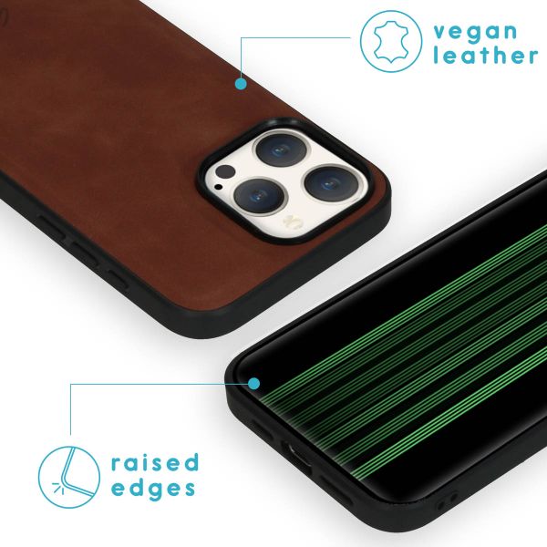 imoshion Uitneembare 2-in-1 Luxe Bookcase Apple iPhone 15 Pro Max - Bruin