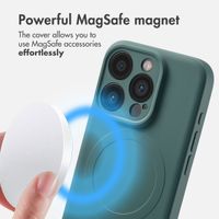 imoshion Colour Back Cover with MagSafe Apple iPhone 15 Pro - Dark Green