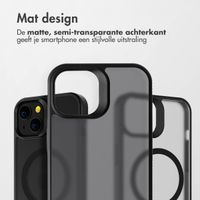 Accezz Rugged Frosted MagSafe Backcover Apple iPhone 14 - Zwart