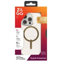 ZAGG Milan Snap Case met MagSafe iPhone 16 Pro - Gold Glitter