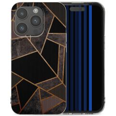 imoshion Design hoesje iPhone 15 Pro - Black Graphic