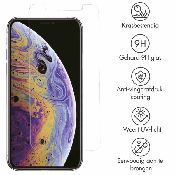 Accezz Gehard Glas Screenprotector voor iPhone 11 Pro Max / Xs Max