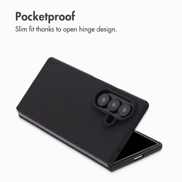 Accezz Liquid Silicone Case Samsung Galaxy Z Fold 8 Ultra - Black