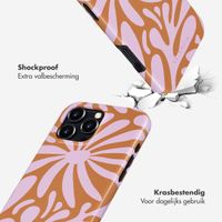 Selencia Vivid Tough Backcover met MagSafe iPhone 16 Pro Max - Modern Bloom Pink