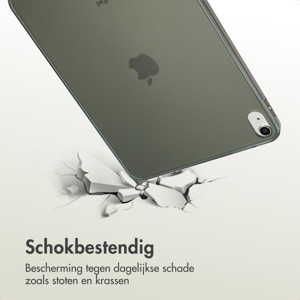 Accezz Frosted Backcover Apple iPad 11 (2025) 11 inch A16 / iPad 10 (2022) 10.9 inch - Zwart