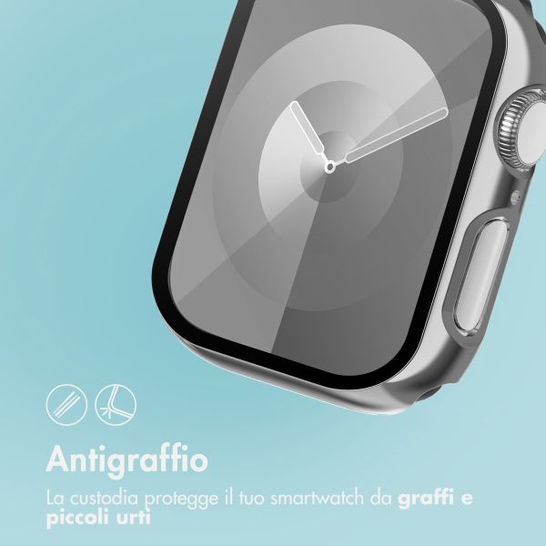 imoshion Full Cover Shiny Hardcase Apple Watch 4 / 5 / 6 / SE - 40 mm - Zilver