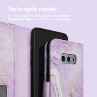 imoshion Design Bookcase Samsung Galaxy S10e - Purple Marble