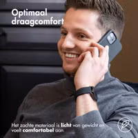imoshion Siliconen Sport bandje - Universeel 20 mm aansluiting - Zwart