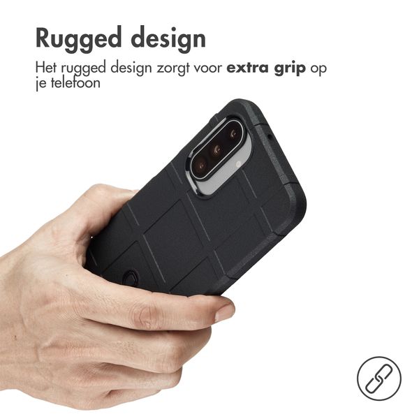 imoshion Rugged Shield Backcover Samsung Galaxy A17 - Zwart