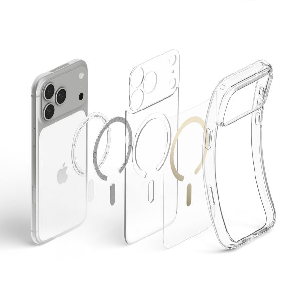 Spigen Ultra Hybrid Backcover MagSafe Apple iPhone 18 Pro Max / 17 Pro Max - Clear Gold