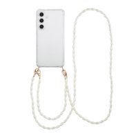 imoshion Backcover met koord + armband - Parels Samsung Galaxy S25 FE - Transparant