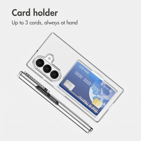 imoshion Back Cover with Card Holder Samsung Galaxy Z Fold 8 Ultra - Transparent