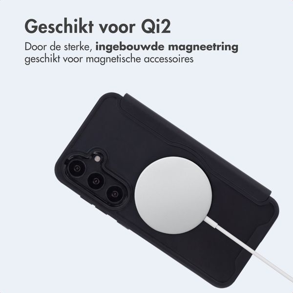imoshion Transparante Bookcase met MagSafe Samsung Galaxy S25 / S24 - Zwart