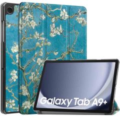 imoshion Trifold Design Bookcase Samsung Galaxy Tab A9 Plus - Green Plant