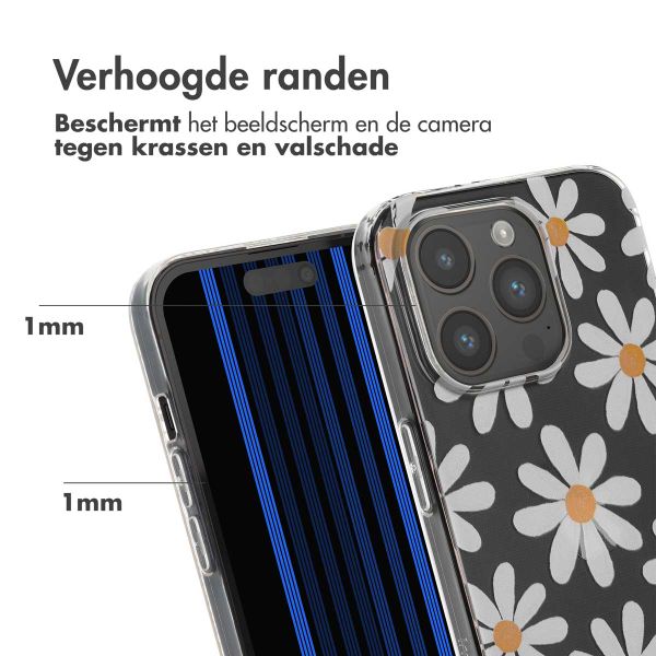 imoshion Design hoesje Apple iPhone 15 Pro - Daisy Flower