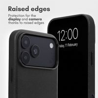 Accezz 2-in-1 Leather Bookcase with MagSafe Apple iPhone 18 Pro / 17 Pro - Onyx Black