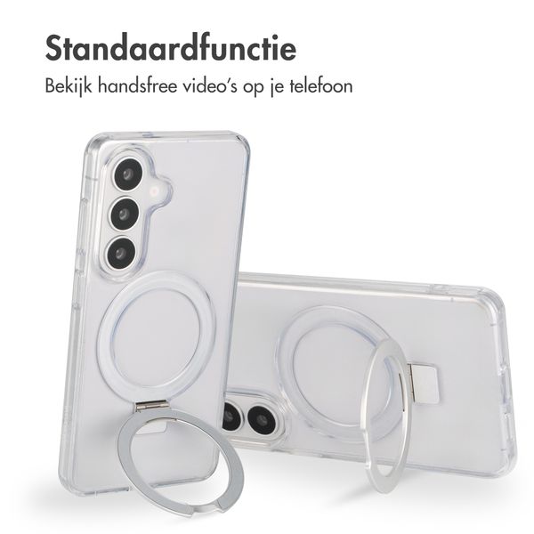 Accezz Ring Stand Backcover met MagSafe Samsung Galaxy S26 - Transparant