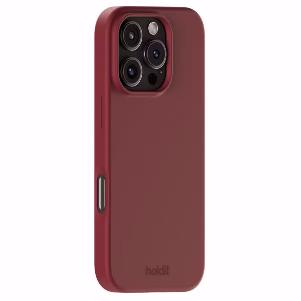 Holdit Silicone Case Apple iPhone 16 Pro - Red Velvet