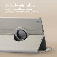 imoshion 360° draaibare Bookcase Apple iPad 9 (2021) 10.2 inch / iPad 8 (2020) 10.2 inch / iPad 7 (2019) 10.2 inch - Grijs