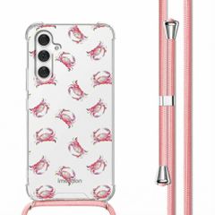 imoshion Design hoesje met koord Samsung Galaxy A54 (5G) - Crab Watercolor