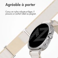 Accezz Nylon Alpine bandje Samsung Galaxy Watch Ultra 2 (2026) / Ultra (2024/2025) - Sterrenlicht